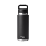 Yeti Rambler 26oz Black Water Bottle with Chug Cap