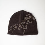 Rusty Hoodus Black Beanie