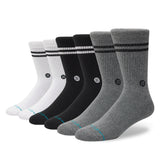 Stance Core 6 Pack Crew Multi Socks