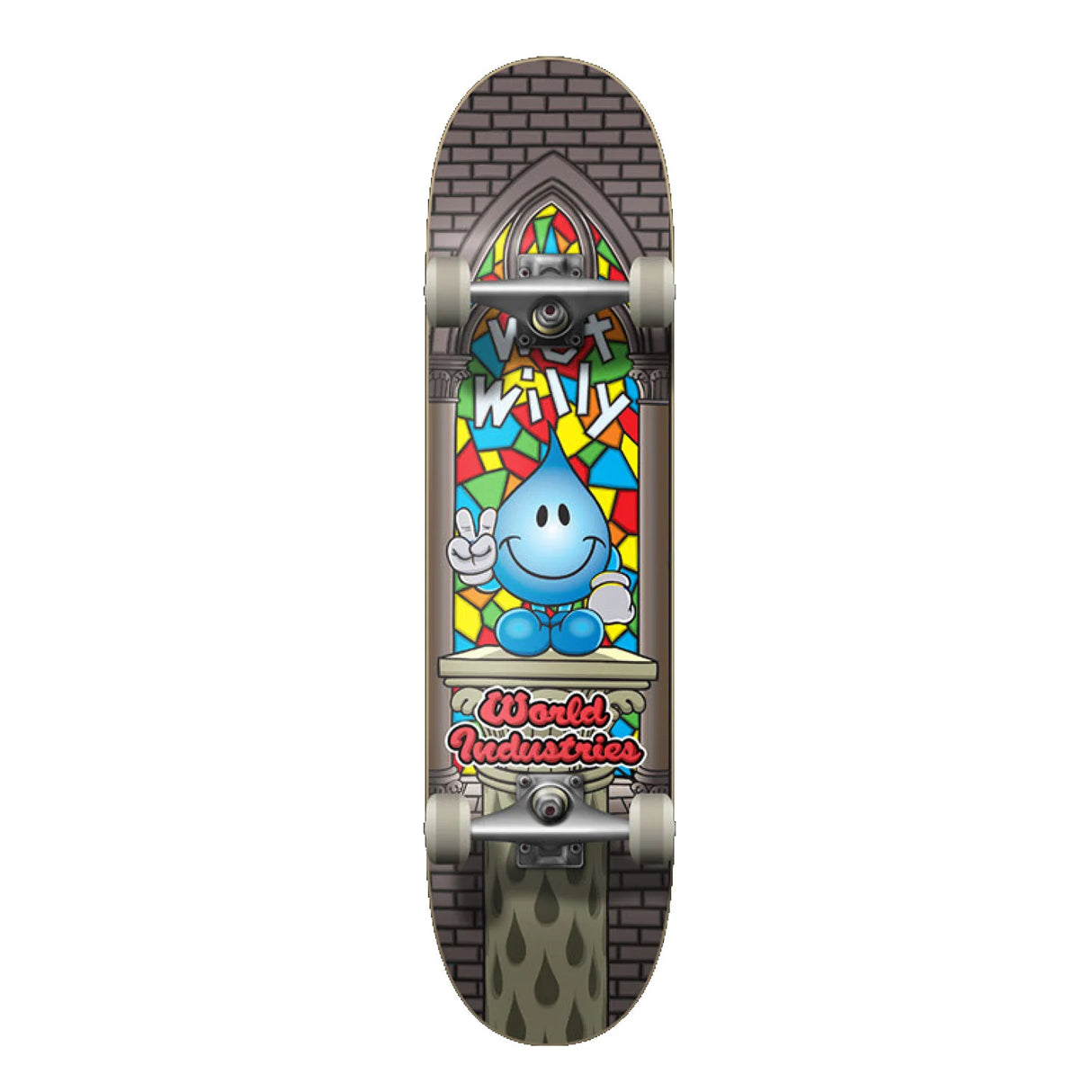 World Industries Wet Willy V2 Mini Multi Skateboard Complete