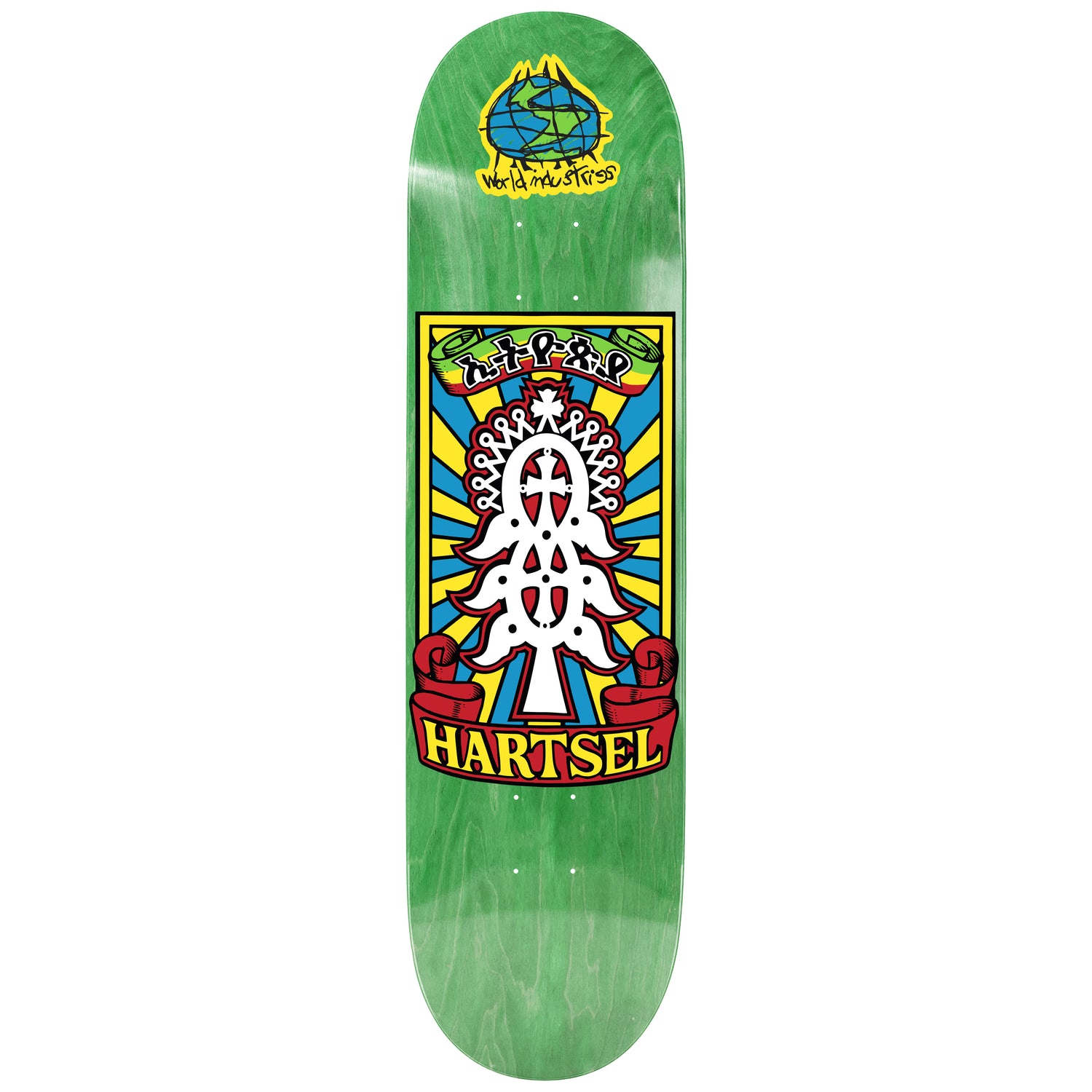 World Industries Jeff Hartsel Yout Model Popsicle Skateboard Deck