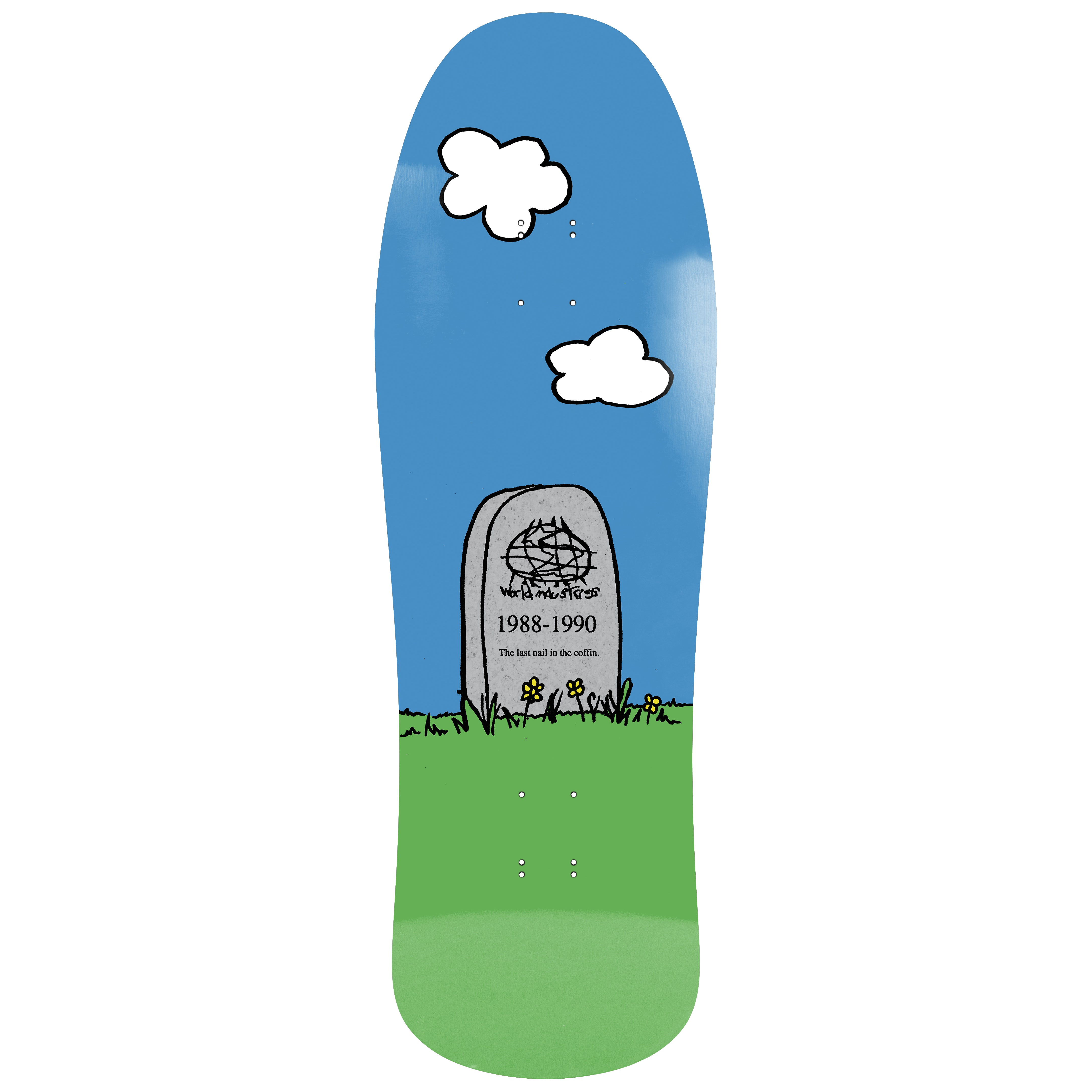 World Industries - Skateboarding is Dead EX7 Blue/Green 10