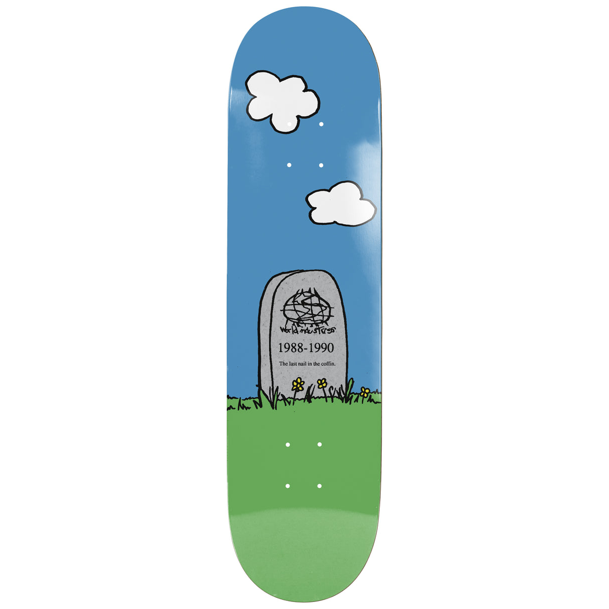 World Industries - Skateboarding is Dead EX7 Blue/Green 8" Skateboard Deck