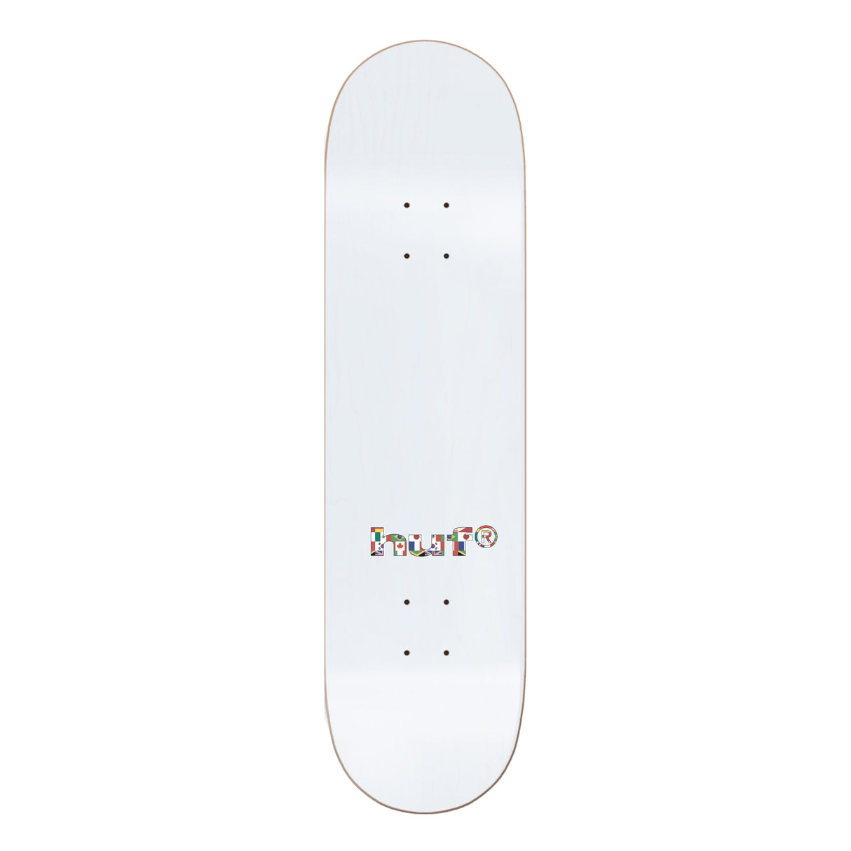 Huf X Mickey Mouse Worldwide Tour White 8.25" Skateboard Deck