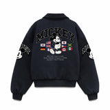 Huf X Mickey Mouse Worldwide Tour Navy Varsity Jacket