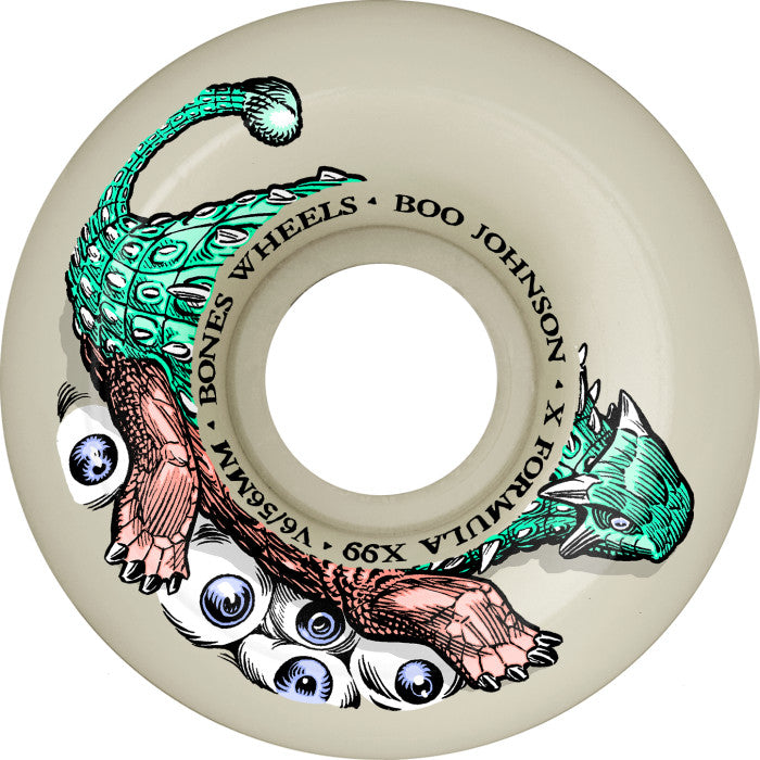 Bones X-Formula V6 54mm x99 Boo Dino-Sortas Wide-Cut Wheels – Long ...