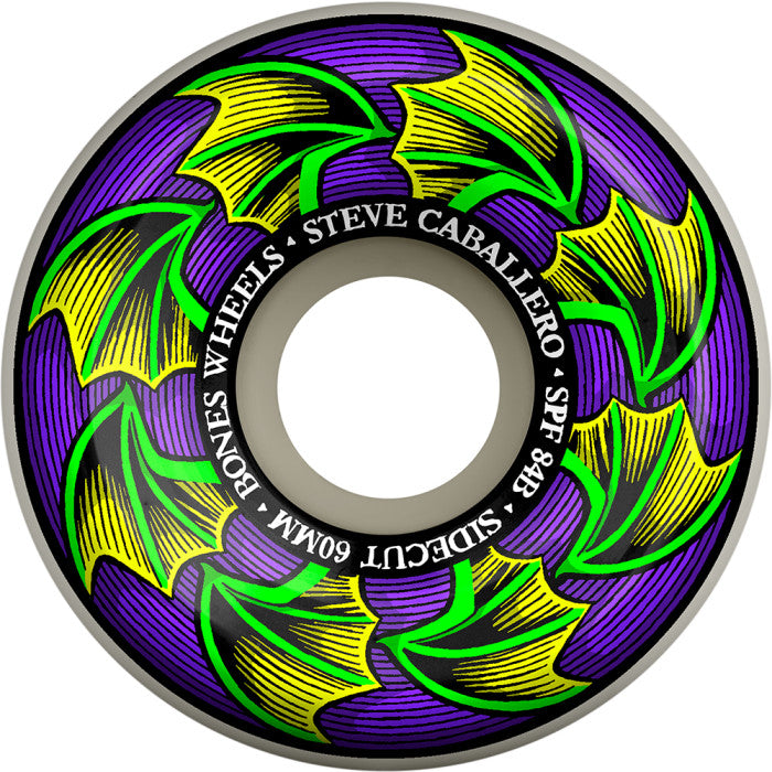 Bones SPF 60mm 84B Caballero Bat Wings Side-Cut Wheels