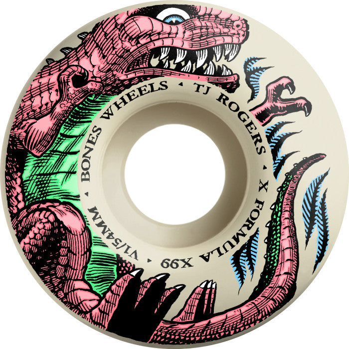 Bones X-Formula V1 54mm x99 Rogers Dino-Sortas Standard Wheels