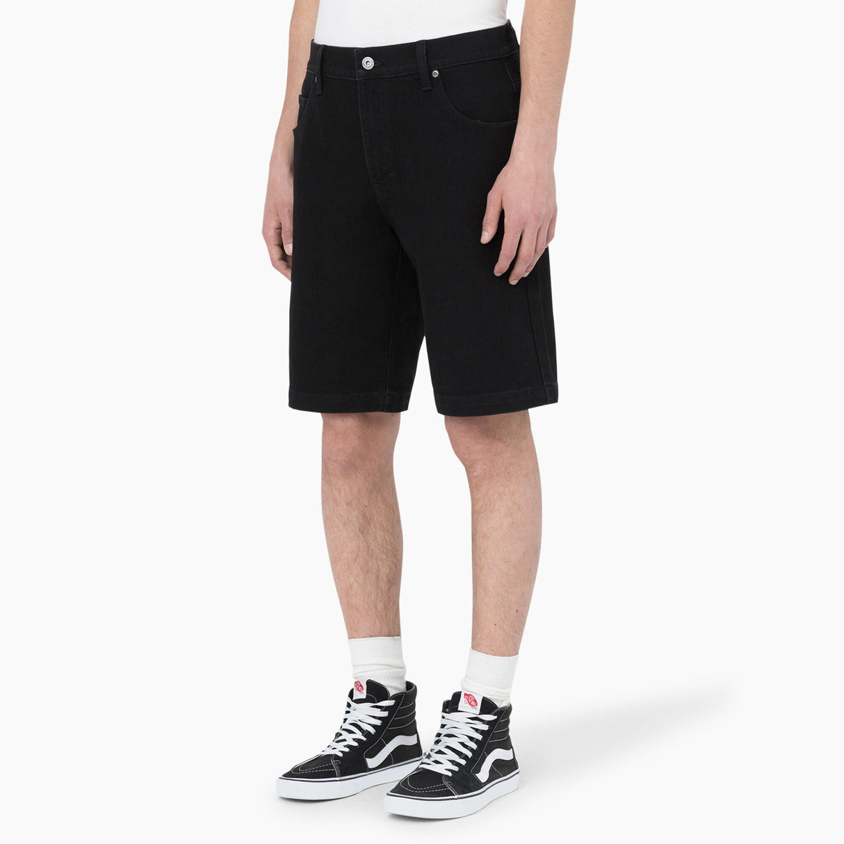 Dickies Skateboarding Loose Fit Wingville Black Denim Shorts