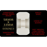 Powell Peralta Dragon Formula Red Ratbone II 93a 58mm x 33mm Skateboard Wheels