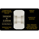 Powell Peralta Dragon Formula Yellow Ratbones II 95a 58mm x 33mm Skateboard Wheels