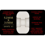 Powell Peralta Dragon Formula Red 93A 52mm x 31mm Off White V1 Skateboard Wheels