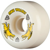 Powell Peralta Dragon Formula Yellow 95A Vallely 56mm x 36mm Off White V6 Skateboard Wheels