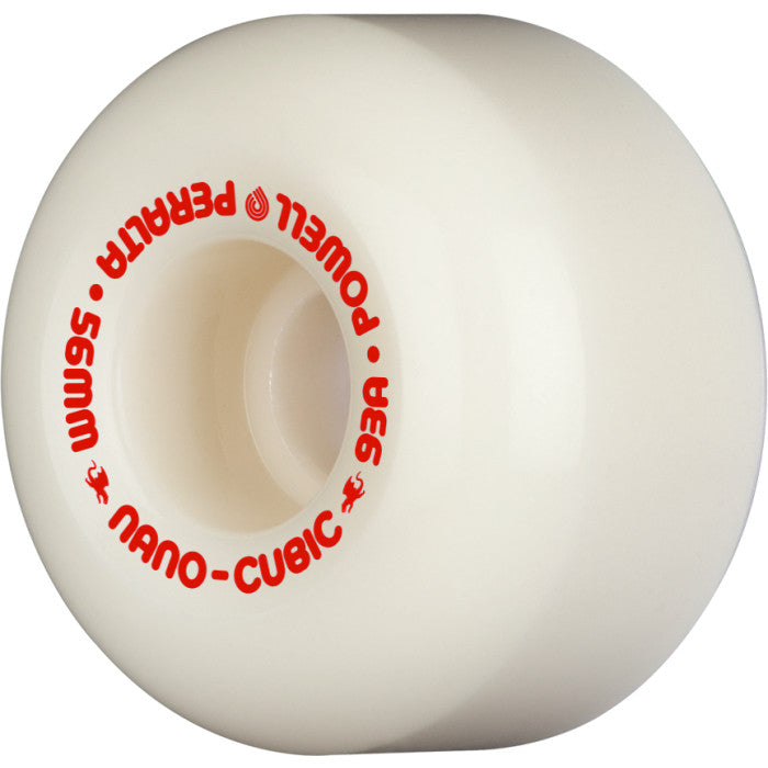 Powell Peralta Dragon Formula Nano Cubic 93a 56mm x 37mm White Skateboard Wheels