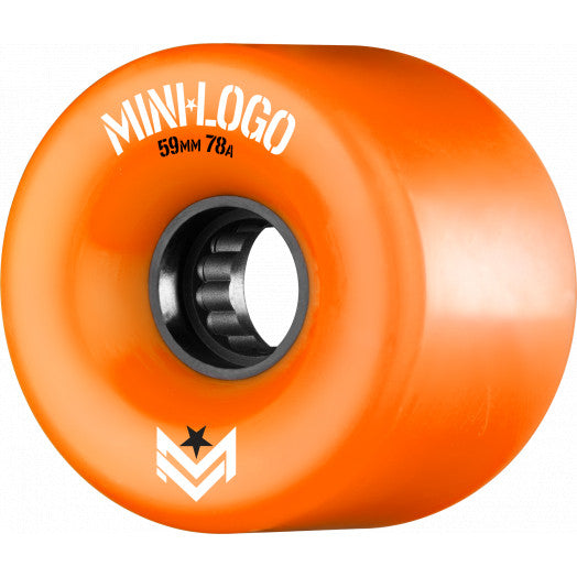 Mini-Logo A.W.O.L. Orange 59mm 78a Cruiser Skateboard Wheels