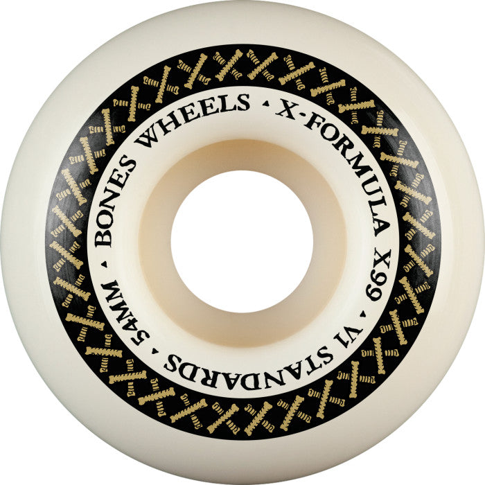 Bones X-Formula V1 Standards 99A 54mm Skateboard Wheels | LB Skate