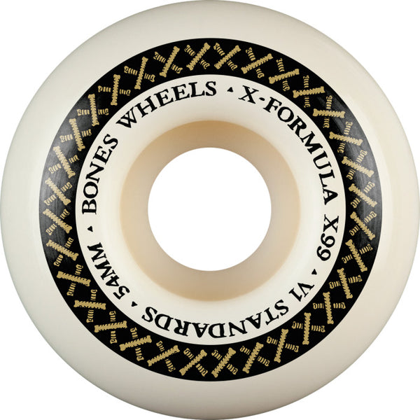 Bones X-Formula V1 Standards 99A 54mm Skateboard Wheels | LB Skate