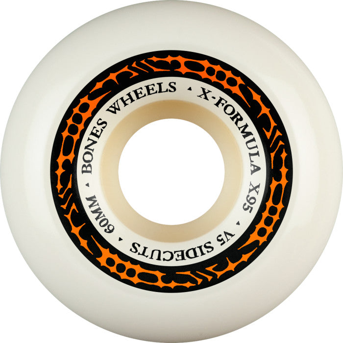 Bones X-Formula 60mm V5 Sidecuts 95A Skateboard Wheels