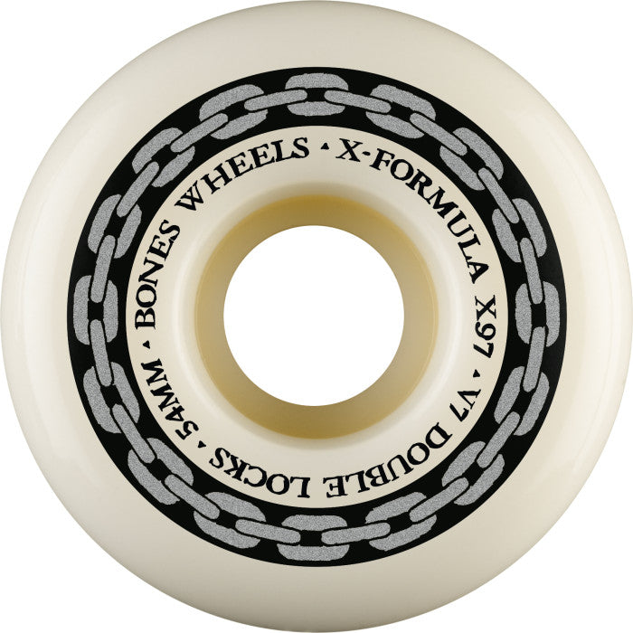 Bones X-Formula V7 Double Locks 97A 54mm Skateboard Wheels | LB