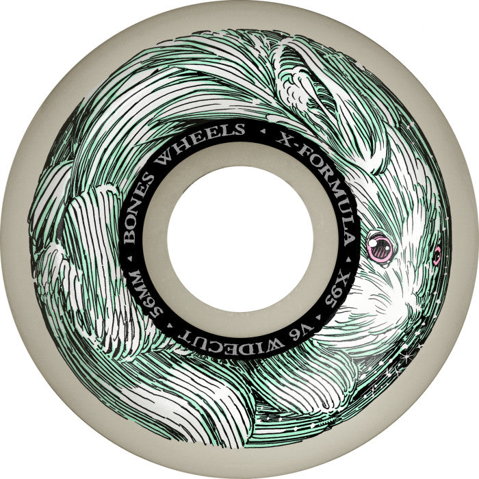 Bones X-Formula V6 56mm x95 Money Bunny Wide-Cut Wheels