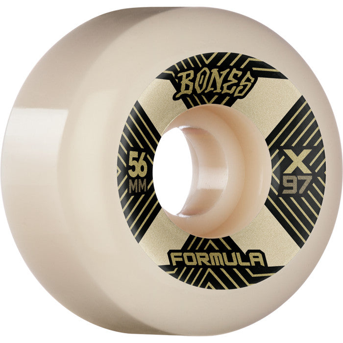 Bones Wheels X-Formula Xcell V6 Wide-Cut 56mm 97A Skateboard Wheels