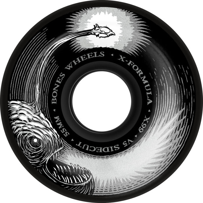 Bones X-Formula Dark Waters V5 x99 55mm Sidecut Wheels