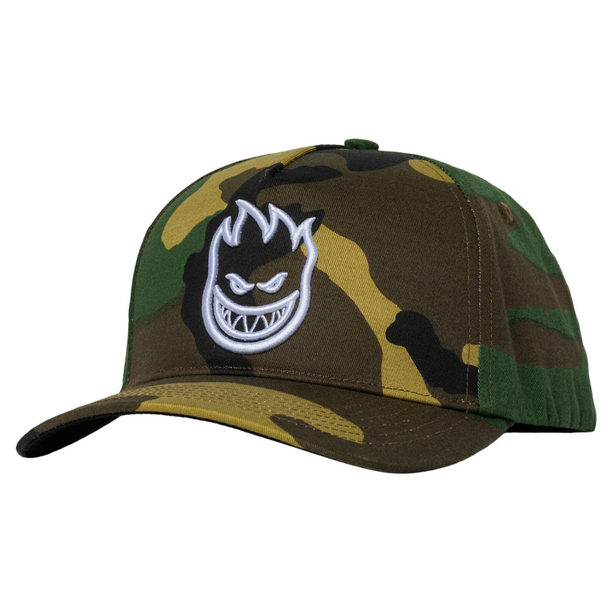 Spitfire Wheels Bighead Woodland Camo/White Snapback Hat