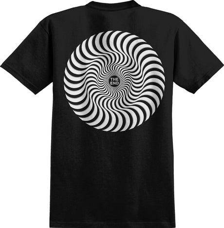 Spitfire Classic Swirl Overlay Black/White/Grey S/s Shirt