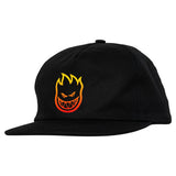 Spitfire Wheels Bighead Fade Fill Black/Orange/Red Snapback Hat