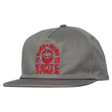 Spitfire Wheels LTB Arch Charcoal/Red Snapback Hat