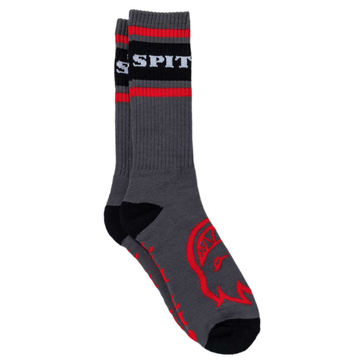 Spitfire Wheels Classic 87 Bighead Charcoal/Red/Black Socks