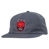 Spitfire Bighead Fill Charcoal Red Snapback Hat