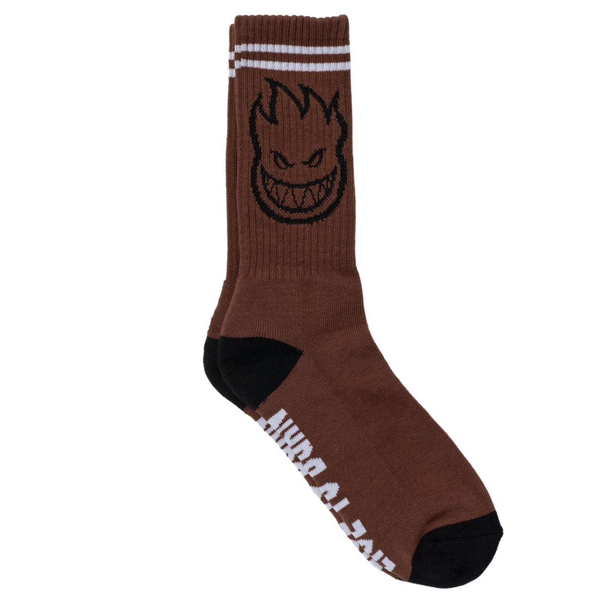 Spitfire Bighead Dark Red Black White Socks