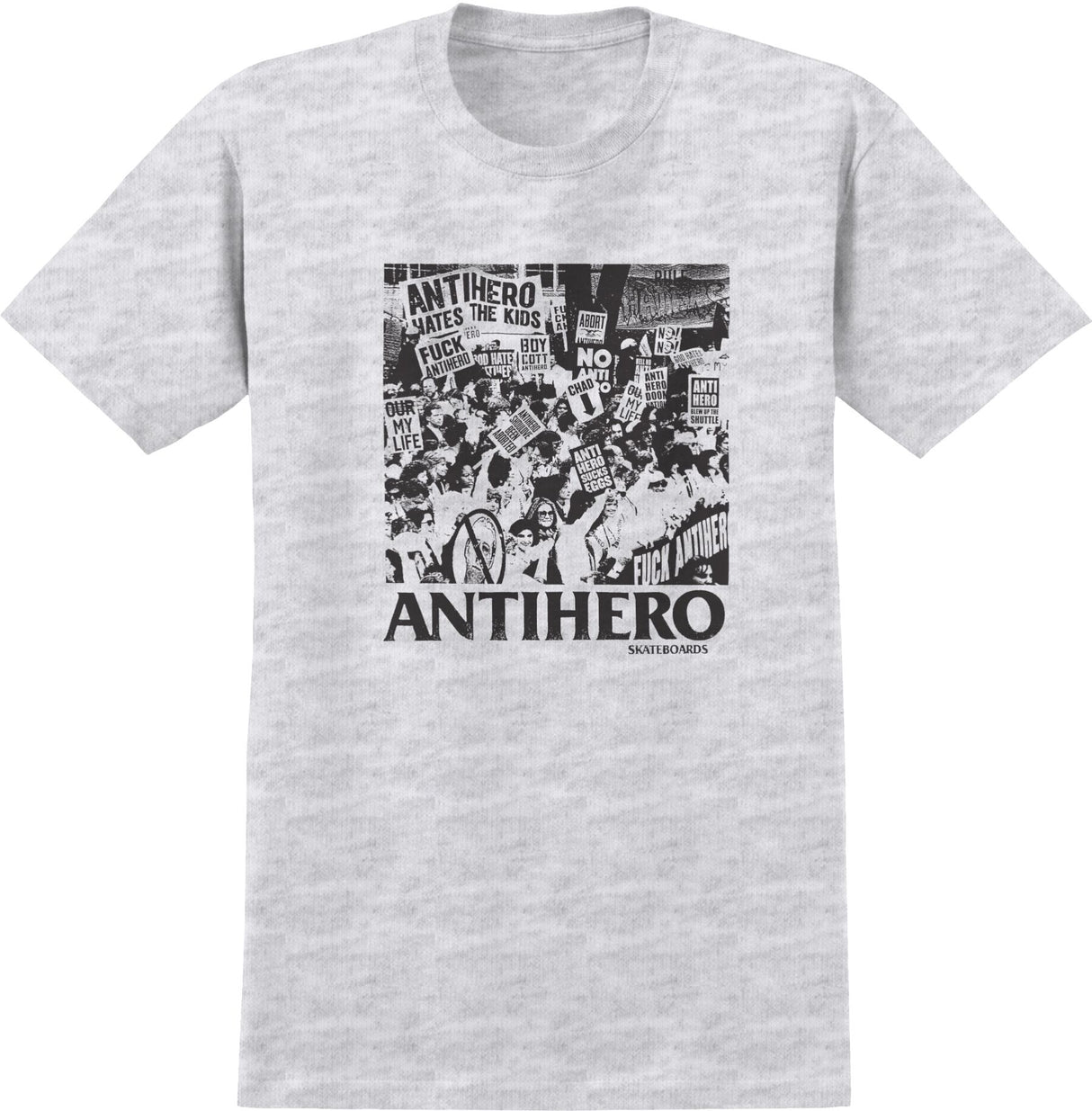 Anti-Hero Sucks Heather Grey/Black S/S Shirt