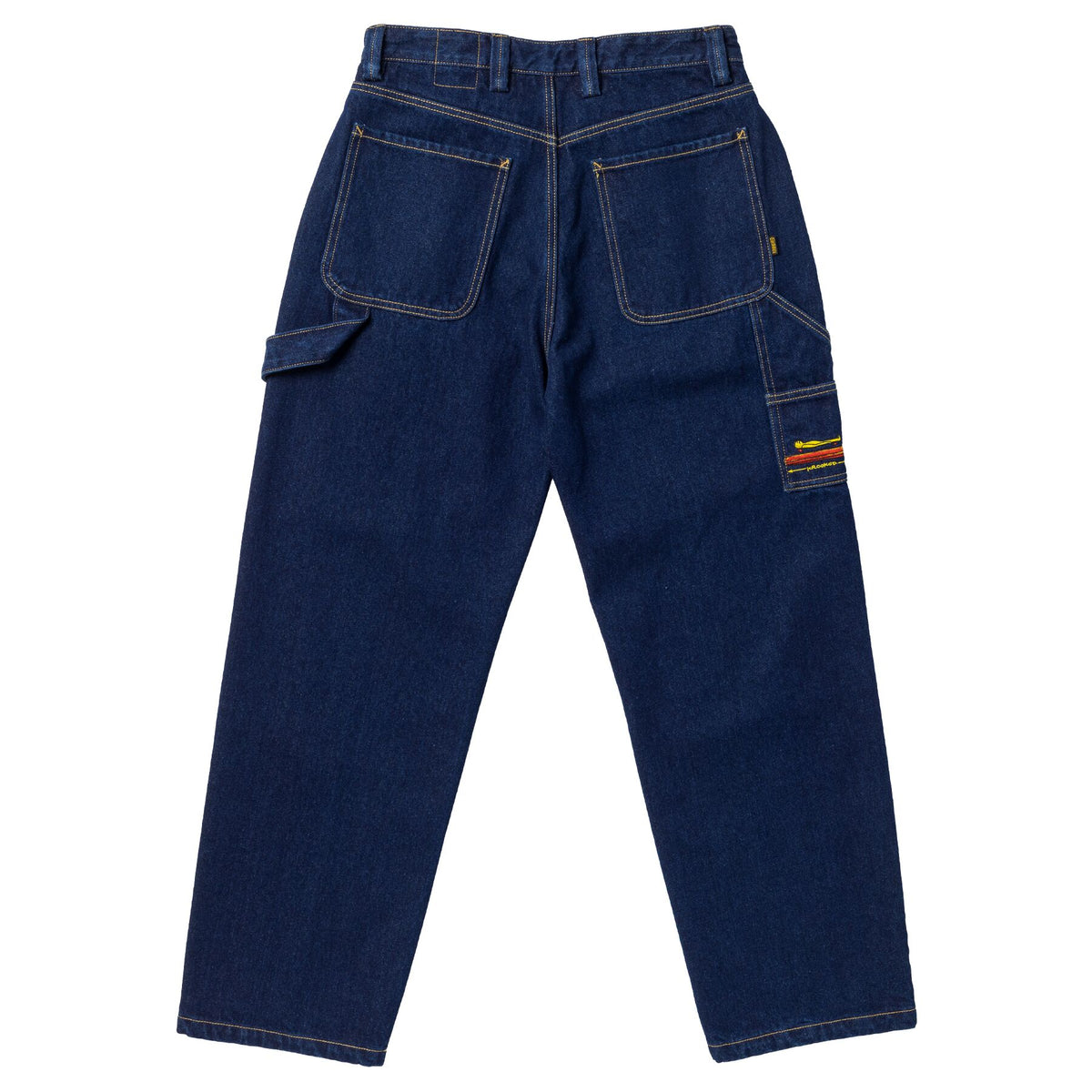 Krooked Koffin Carpenter Dark Rinse Denim Pants – Long Beach Skate Co