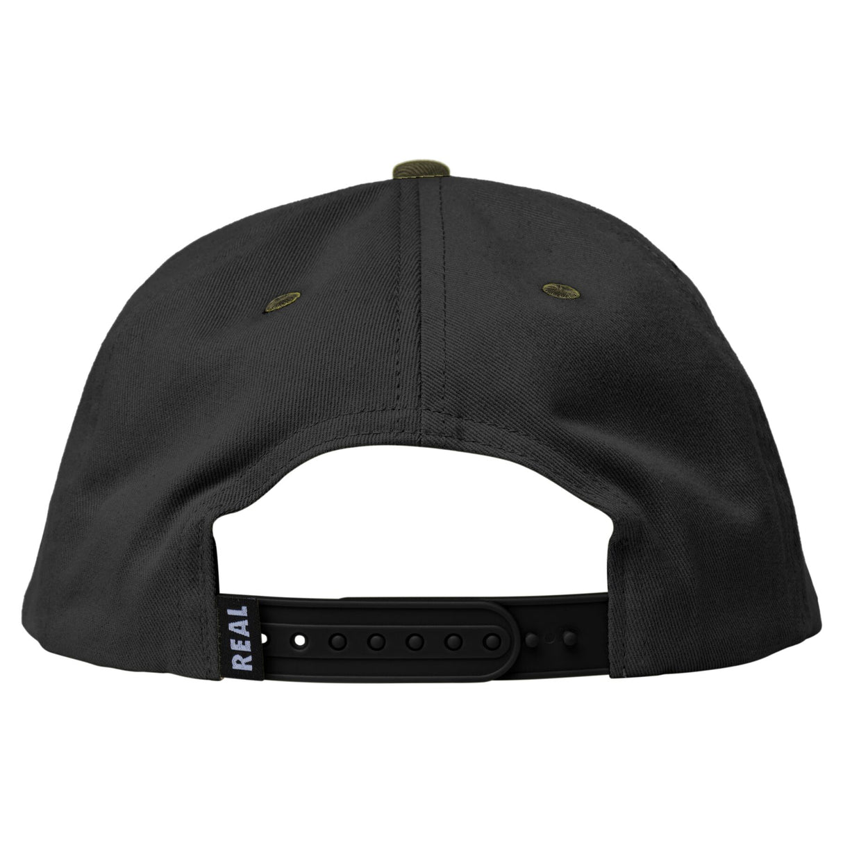 Real Emb Charcoal/Tan Snapback Hat