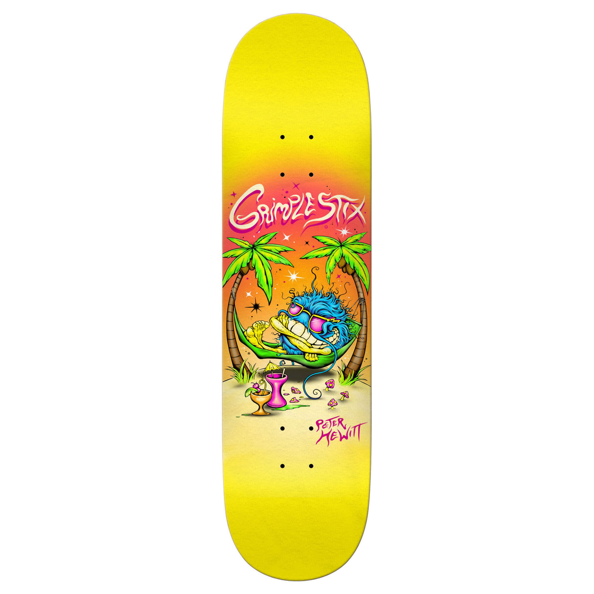 Anti-Hero Grimple Stix Hewitt Grimple Beach 8.5" Skateboard Deck