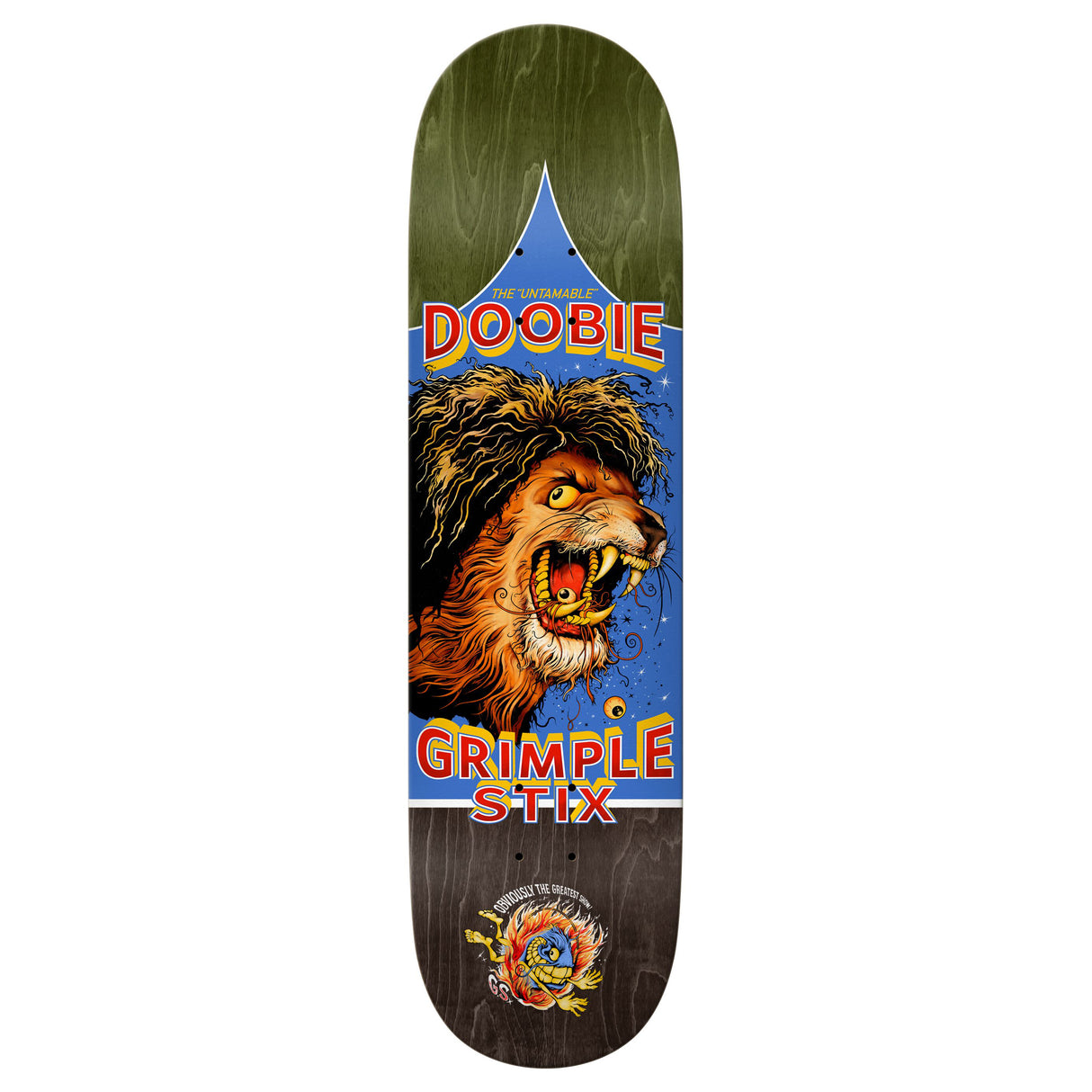 Anti-Hero Doobie Grimple Obvious Greats - 8.5" Multi Skateboard Deck