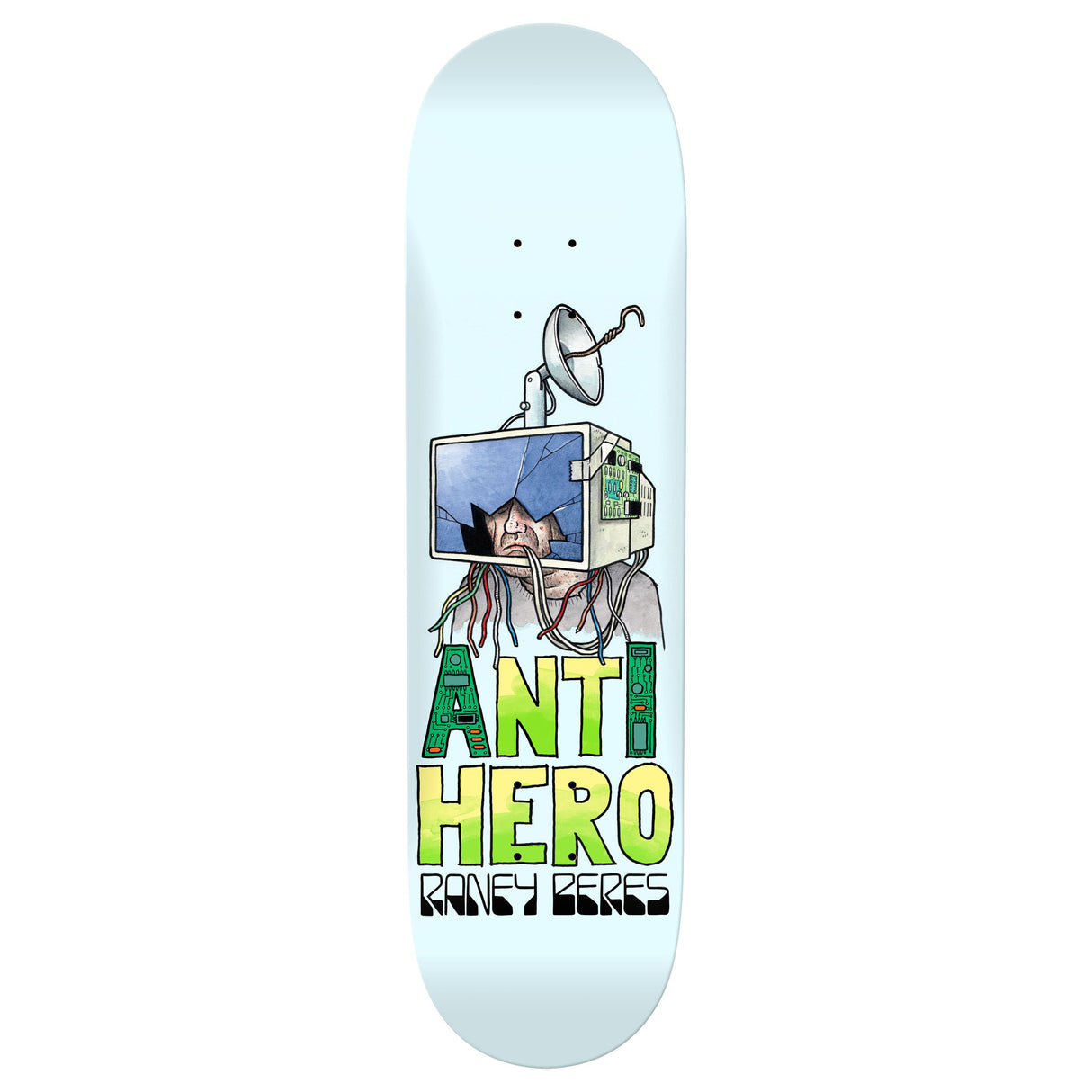 Anti-Hero Beres Anti Intelligence 9" Blue Skateboard Deck