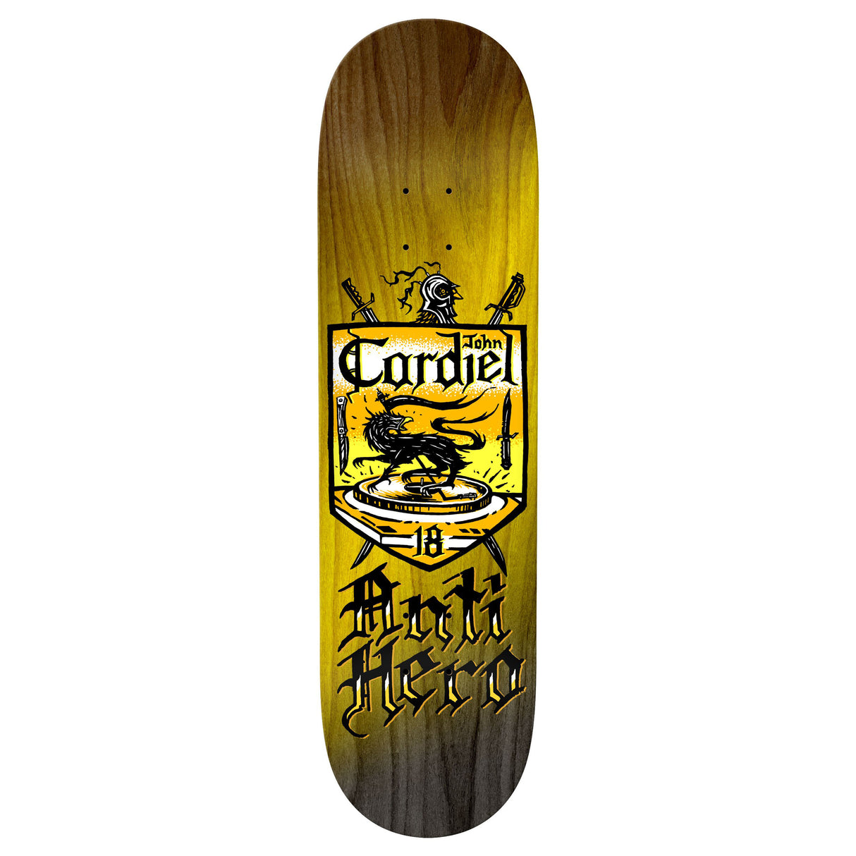 Anti-Hero Cardiel Coat Of Arms 8.62"  Skateboard Deck