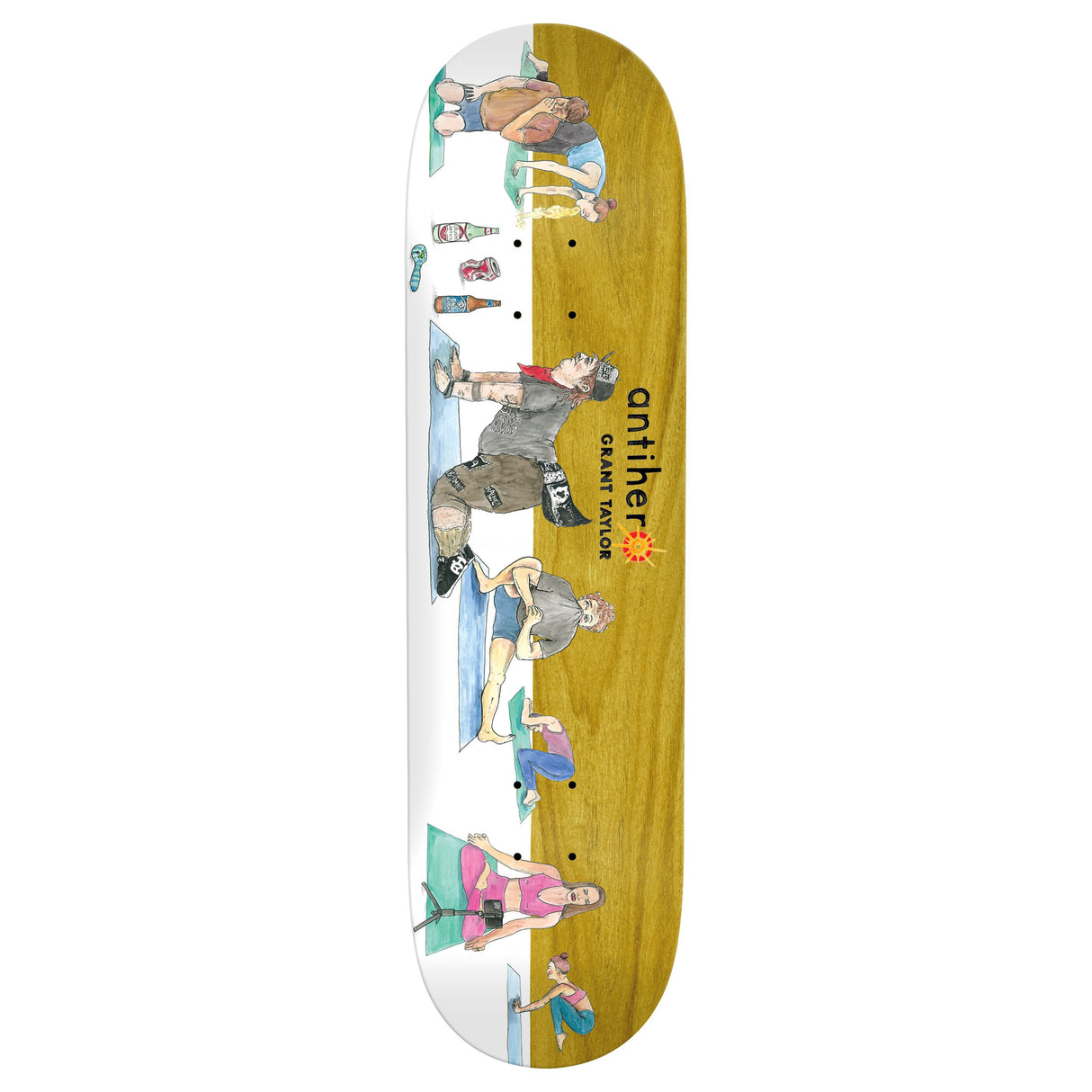 Anti-Hero Grant I Farted In Yoga Class - 8.5"  Skateboard Deck