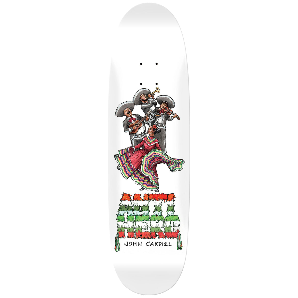 Anti-Hero Cardiel Liberdad - 9.18" White Skateboard Deck