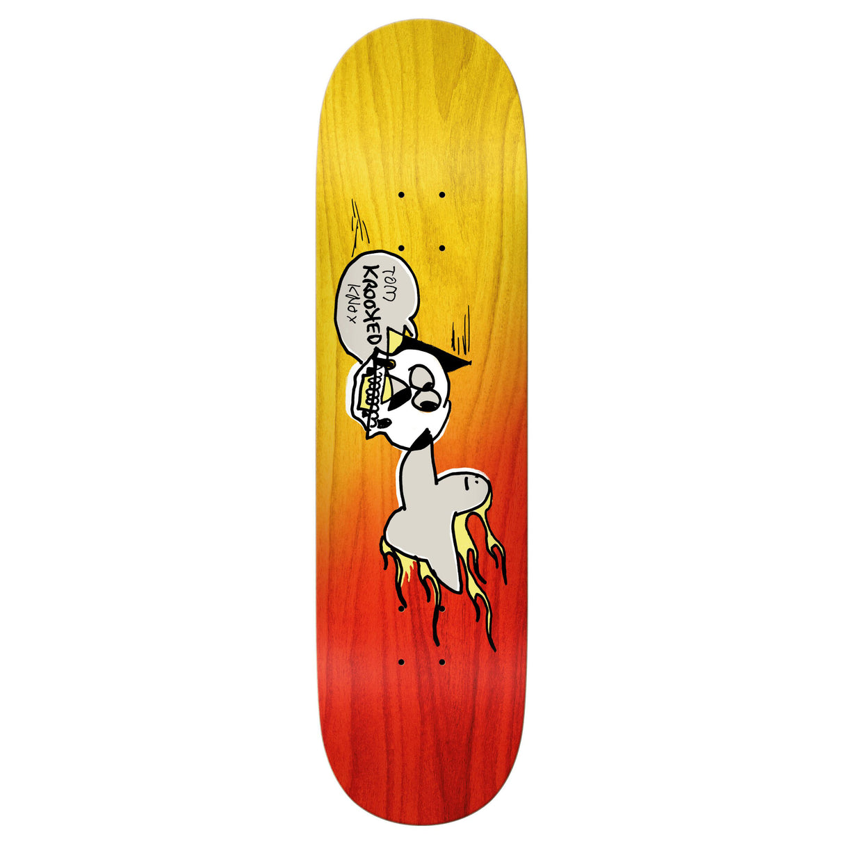 Krooked Knox Burn Bird 8.25" Skateboard Deck