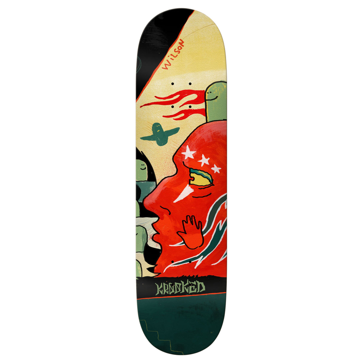 Krooked Wilson Three Star - 8.5" Multi Skateboard Deck