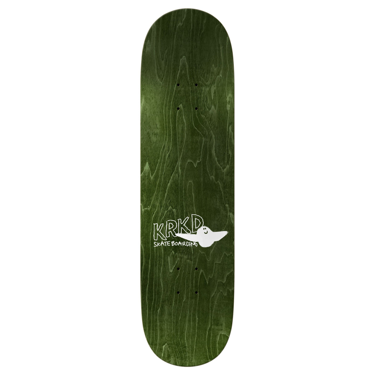 Krooked Kamo (Wheel Wells) 8.5" White Skateboard Deck