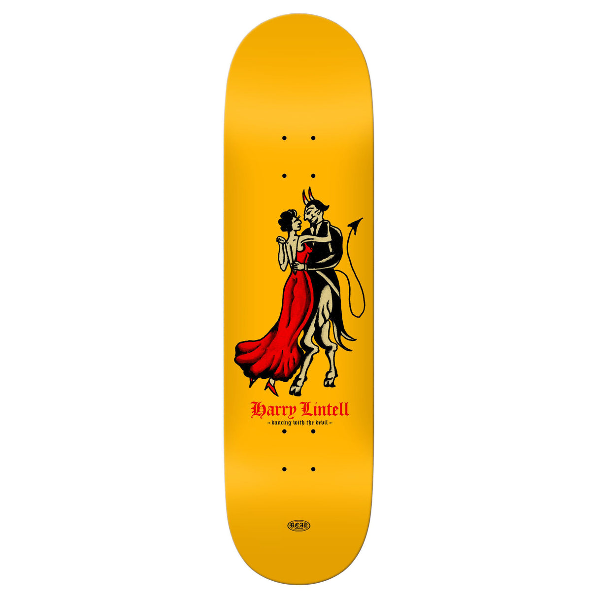 Real Lintell Dance With The Devil 8.5" Skateboard Deck