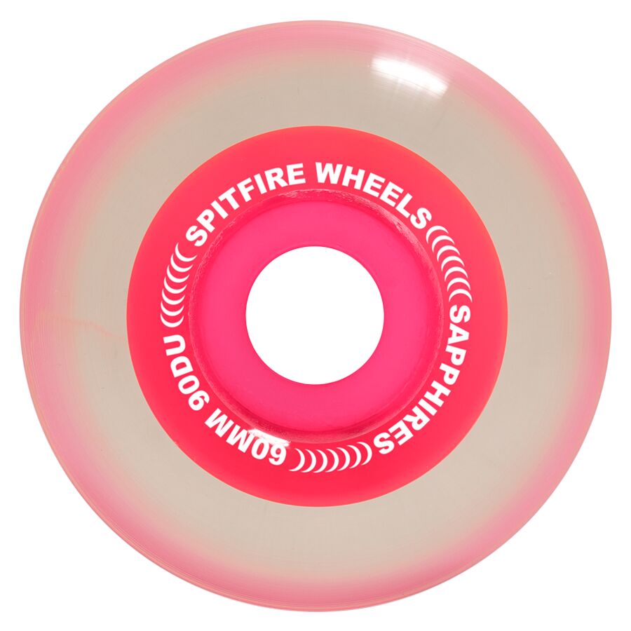 Spitfire Sapphire Conical Full Neon Pink 90a 60mm Skateboard Wheels