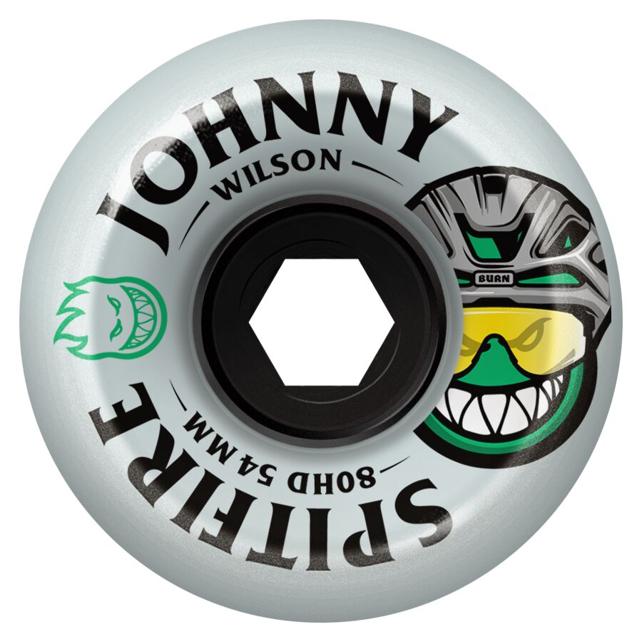 Spitfire 80hd Johnny Wilson Burn Squad Conical Full 54mm Clear Cruiser wheels