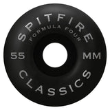 Spitfire F4 99a Floral Classic Black 55mm Wheels