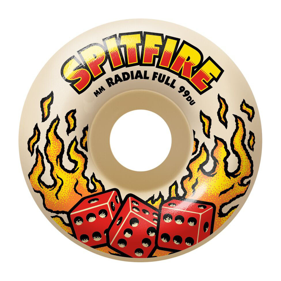 Spitfire F4 99a Hot Hand Radial Full Formula Four Natural 56mm Wheels